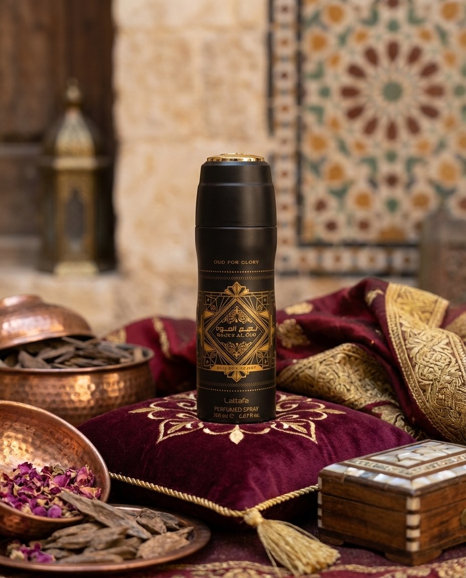 This product is Badee Al Oud 200ml Body Spray by Lattafa, brand: Lattafa